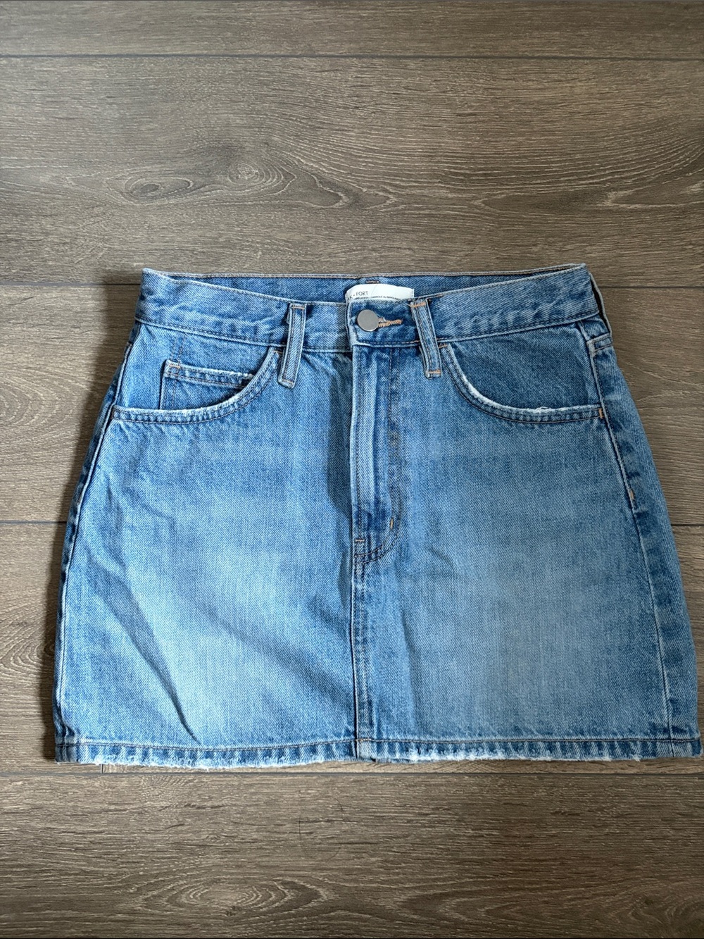 OAK + FORT Denim Mini Skirt